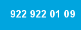 922 922 01 09 922 922 01 09